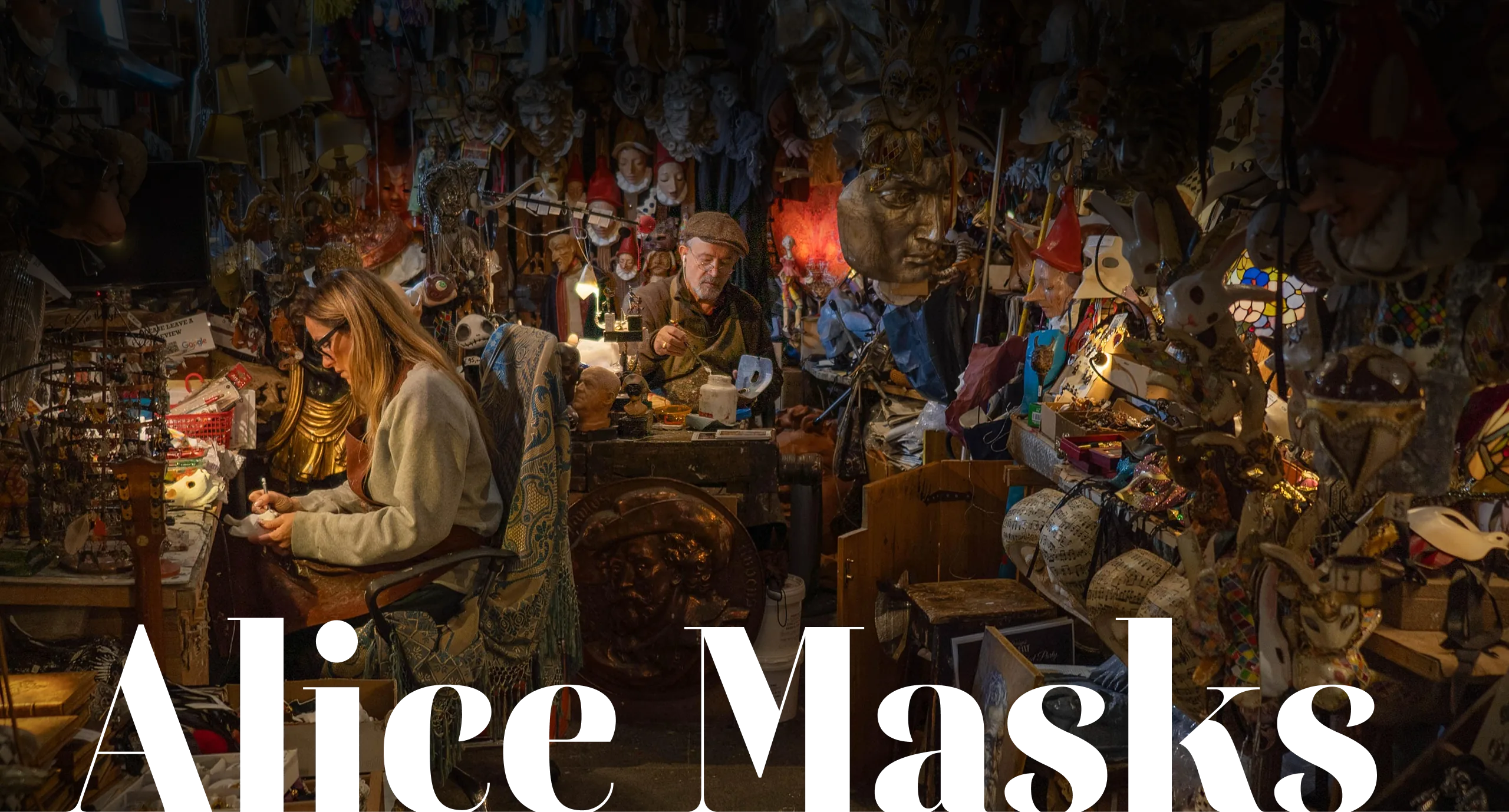 Alice Masks & Family, the atelier in Florence