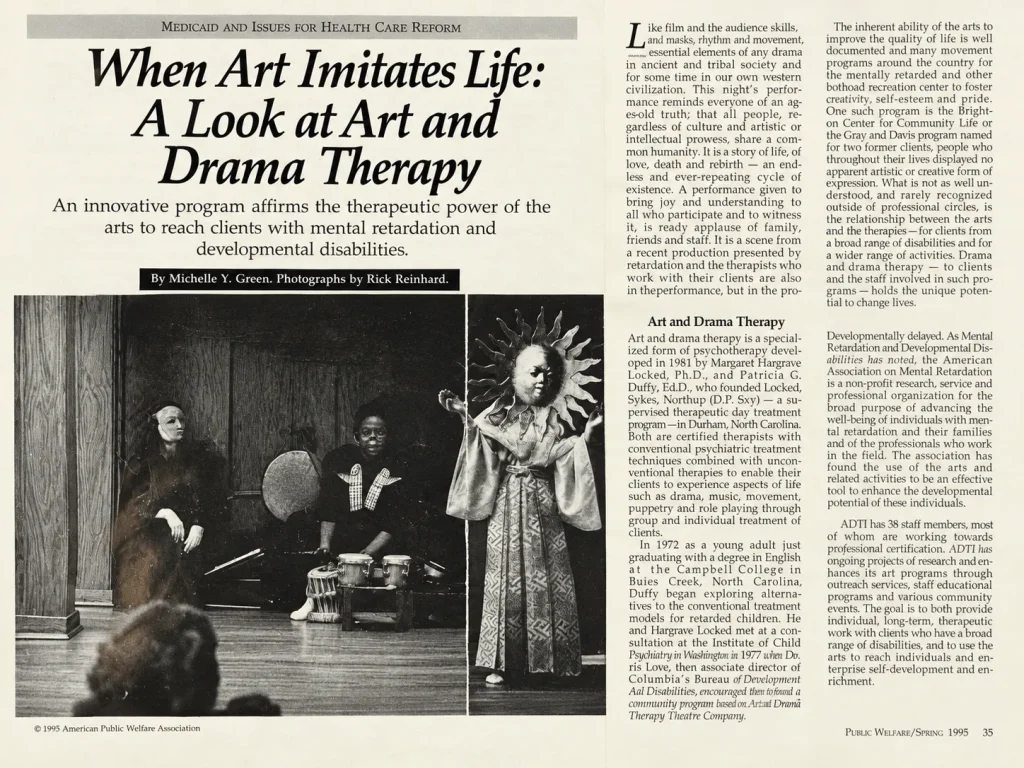 Article When Art Imitates Life: A Look at Art and Drama Therapy