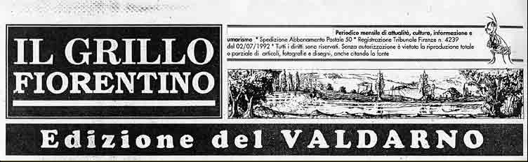 Masthead of Il Grillo Fiorentino, Valdarno edition