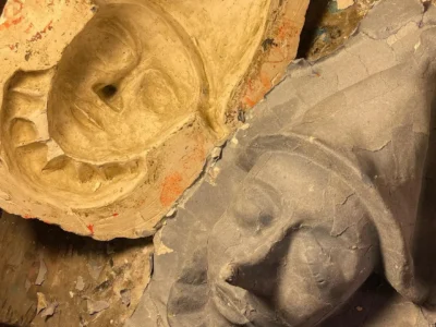 Papier mache mask making course florence 04 Papier-mâché mask making course at Alice Masks, Florence