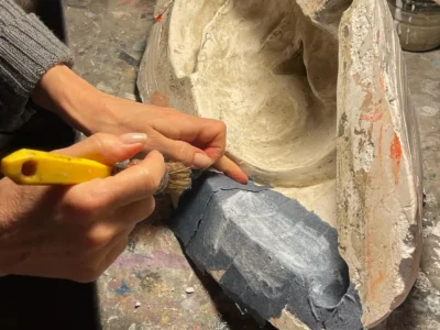 Papier mache mask making course florence 07 Papier-mâché mask making course at Alice Masks, Florence